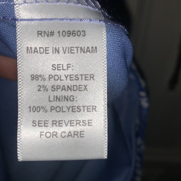 RABBIT Rabbit Rabbit Blue Periwinkle Lace Pencil Dress Size 8 - Picture 15 of 16